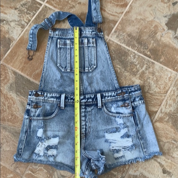 Forever 21 overalls denim destroyed - Picture 6 of 7